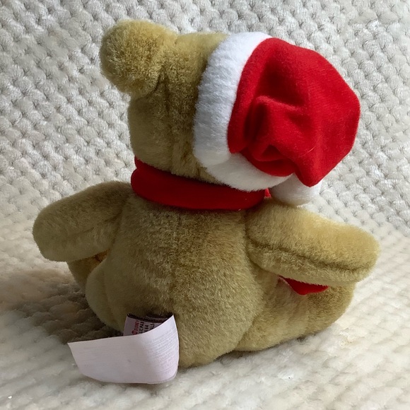 GUND DISNEY Classic Pooh Plush Bear Stuffed Animal in Scarf and Santa Hat - Picture 5 of 13